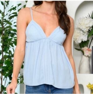 Baby blue cami